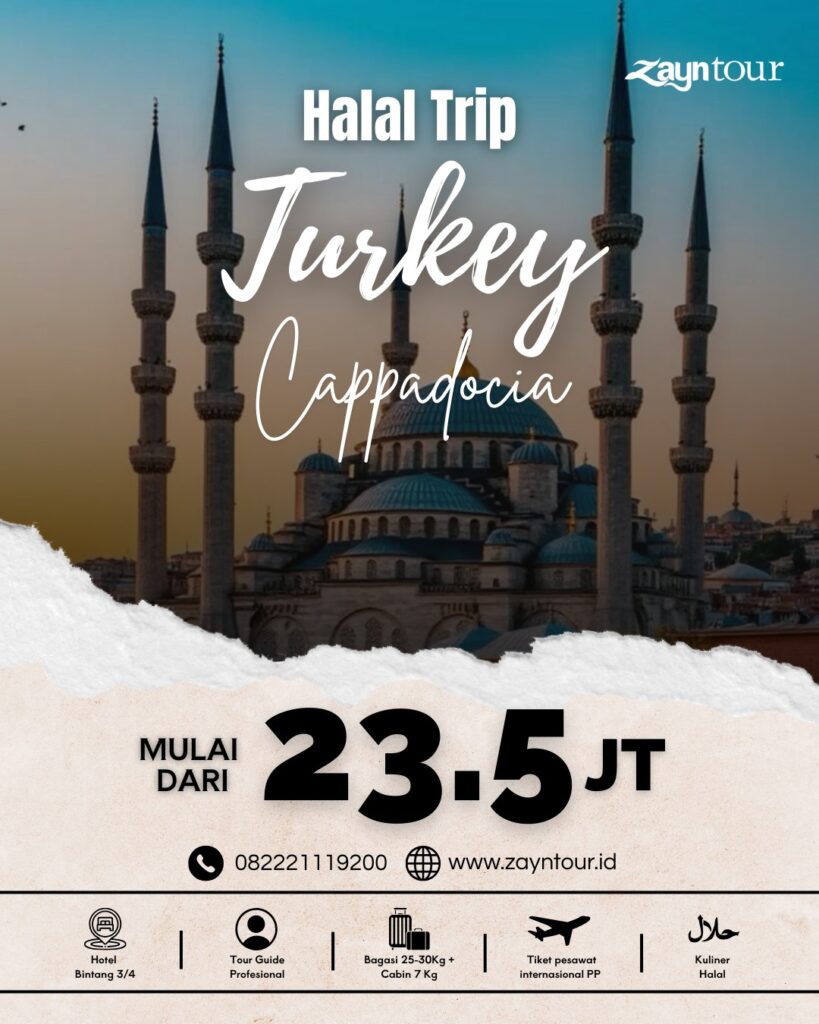 halal trip ke turki cappadocia bersama zayntour