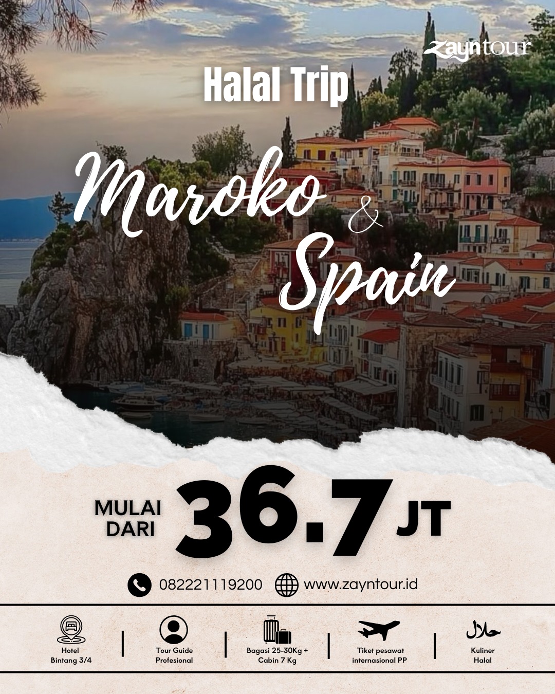 halal trip ke maroko dan spanyol bersama zayntour