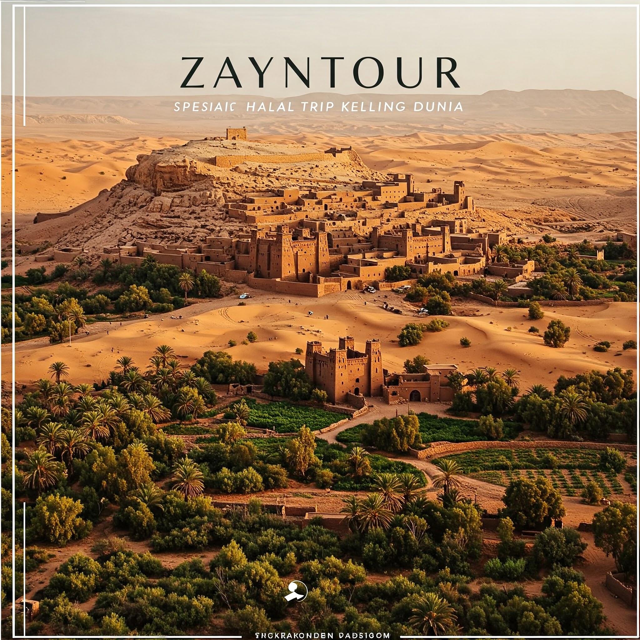 Gurun sahara maroko halal trip