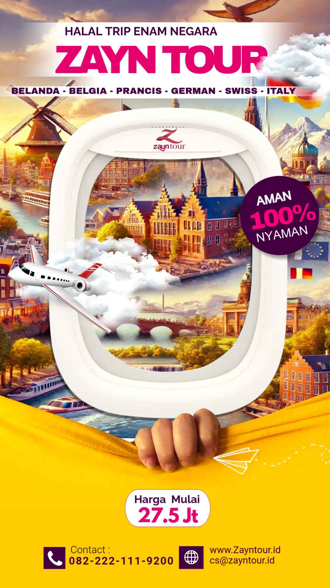 halal trip eropa Barat 6 negara