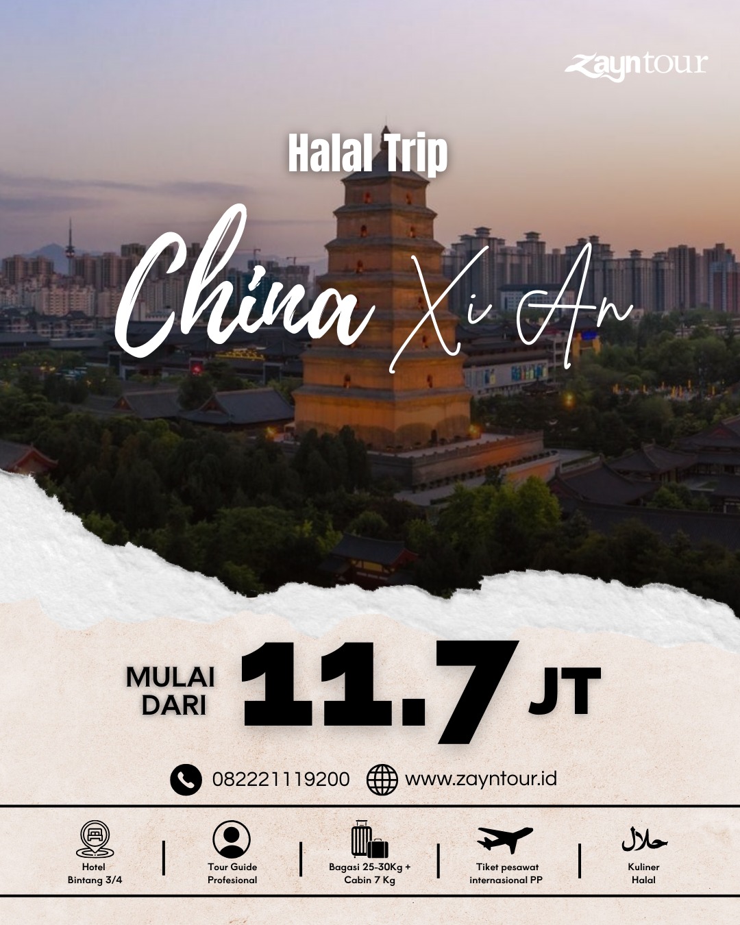 halal trip ke china bersama zayntour