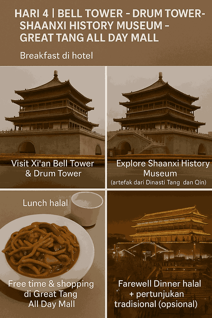halal rip ke china xi-an bersama zayntour