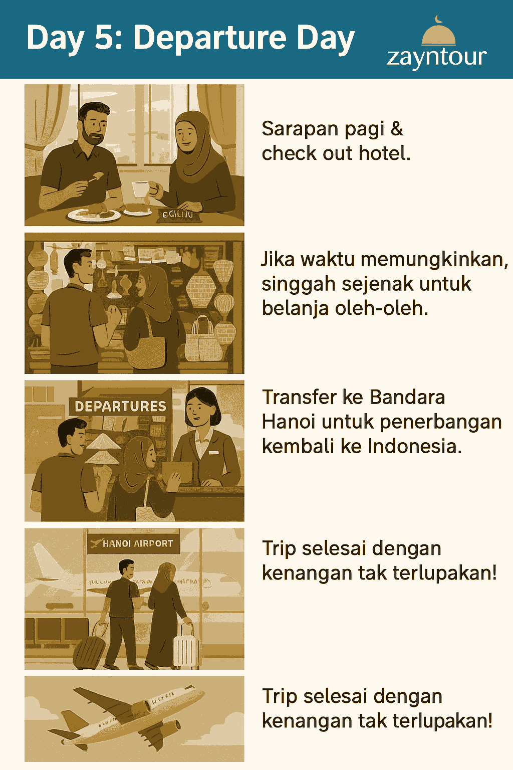 halal trip ke vietnam bersama zayntour