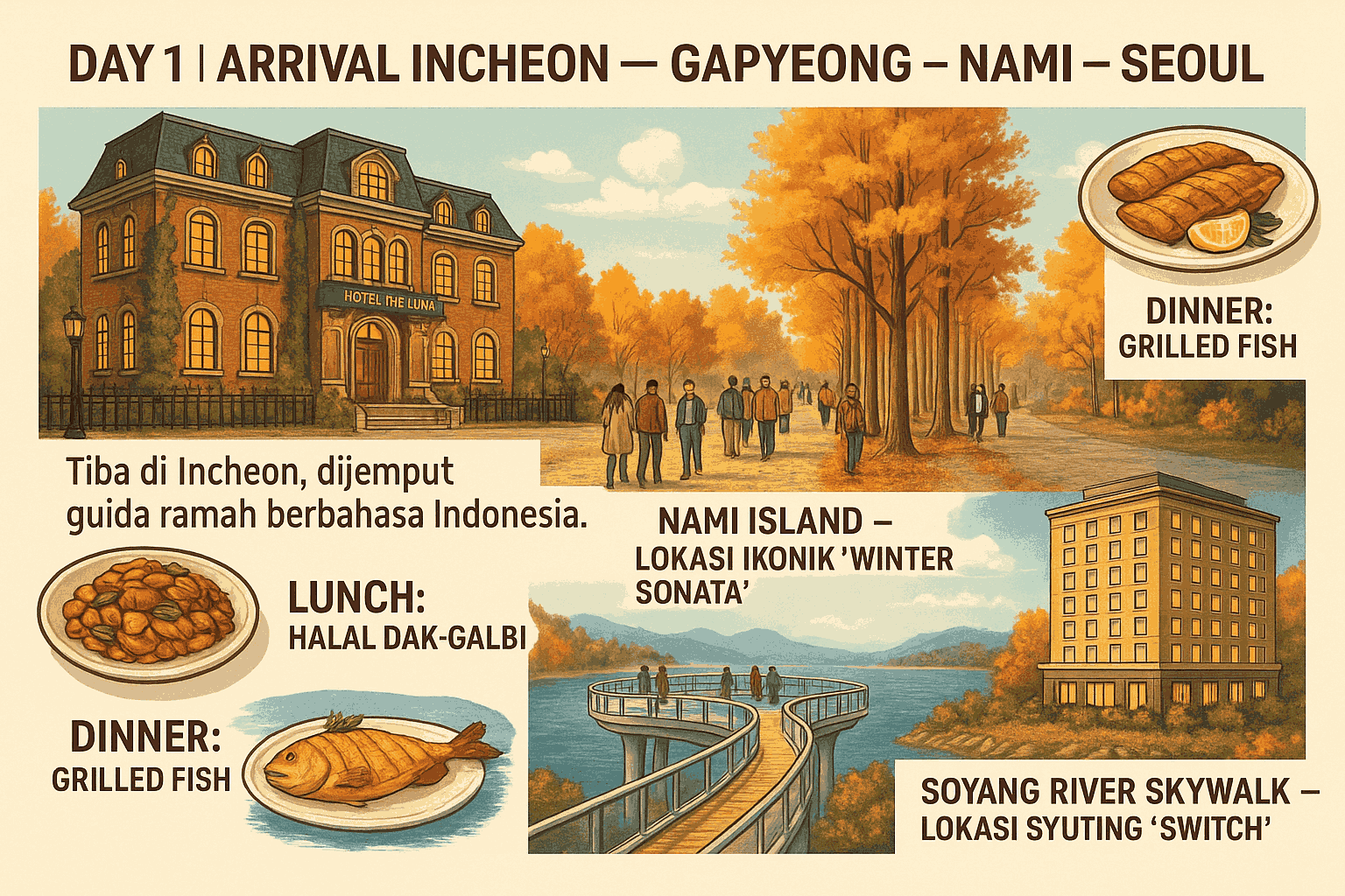Halal trip ke korea selatan bersama zayntour