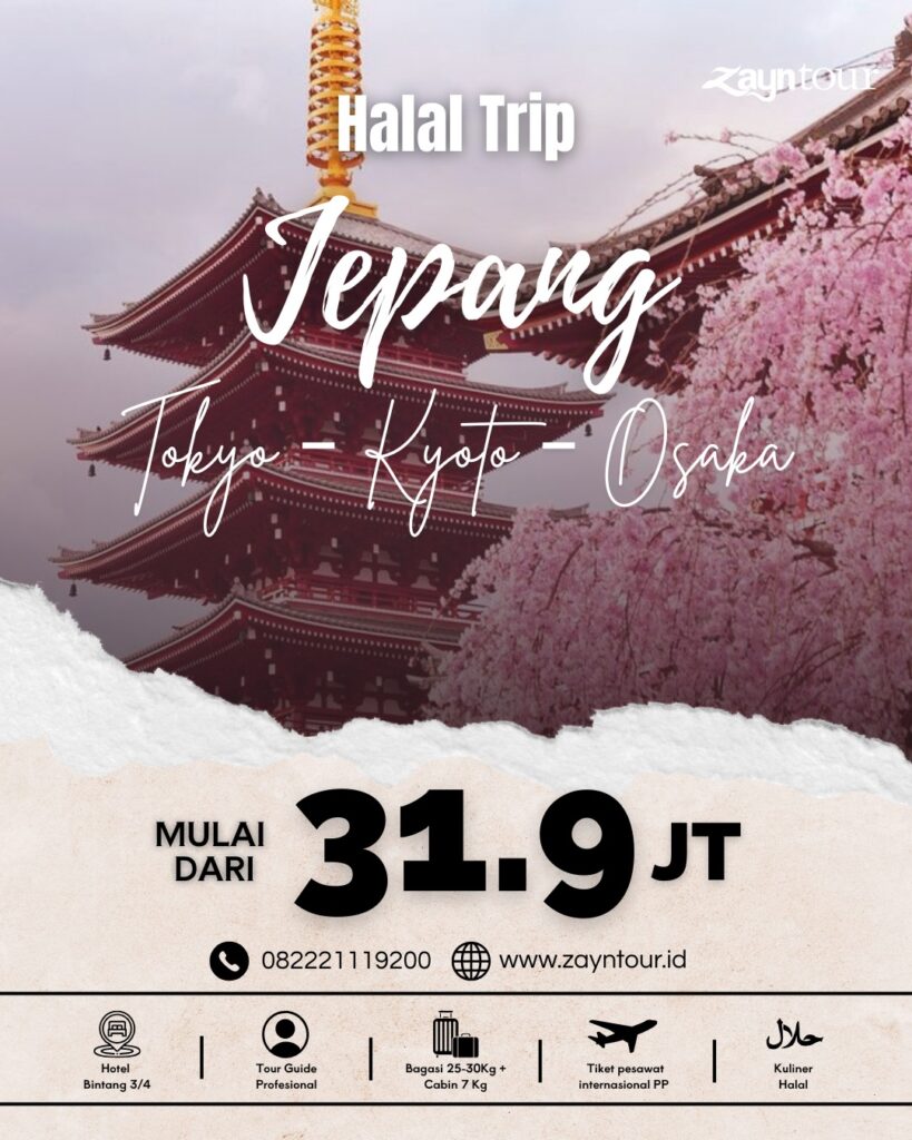 halal trip ke jepasang osaka bersama zayntour
