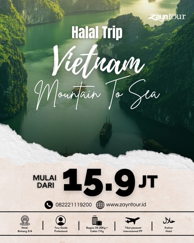 halal trip ke vietnam bersama zayntour